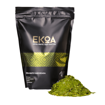 Pacote de 500g de erva-mate EKOA Cancheada