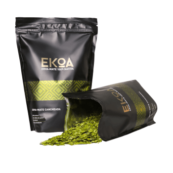 Pacote de 500g de erva-mate EKOA Cancheada
