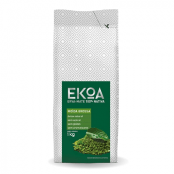 Pacote de 1 kg de erva-mate EKOA Moída Grossa